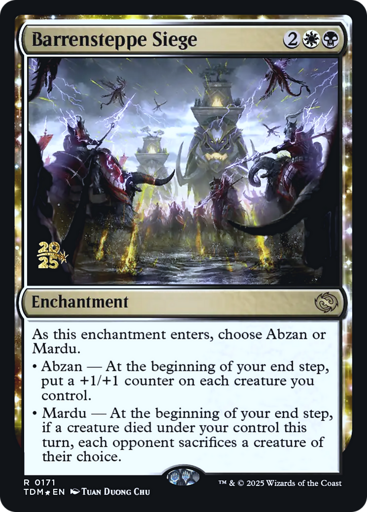 Barrensteppe Siege [Tarkir: Dragonstorm Prerelease Promos]