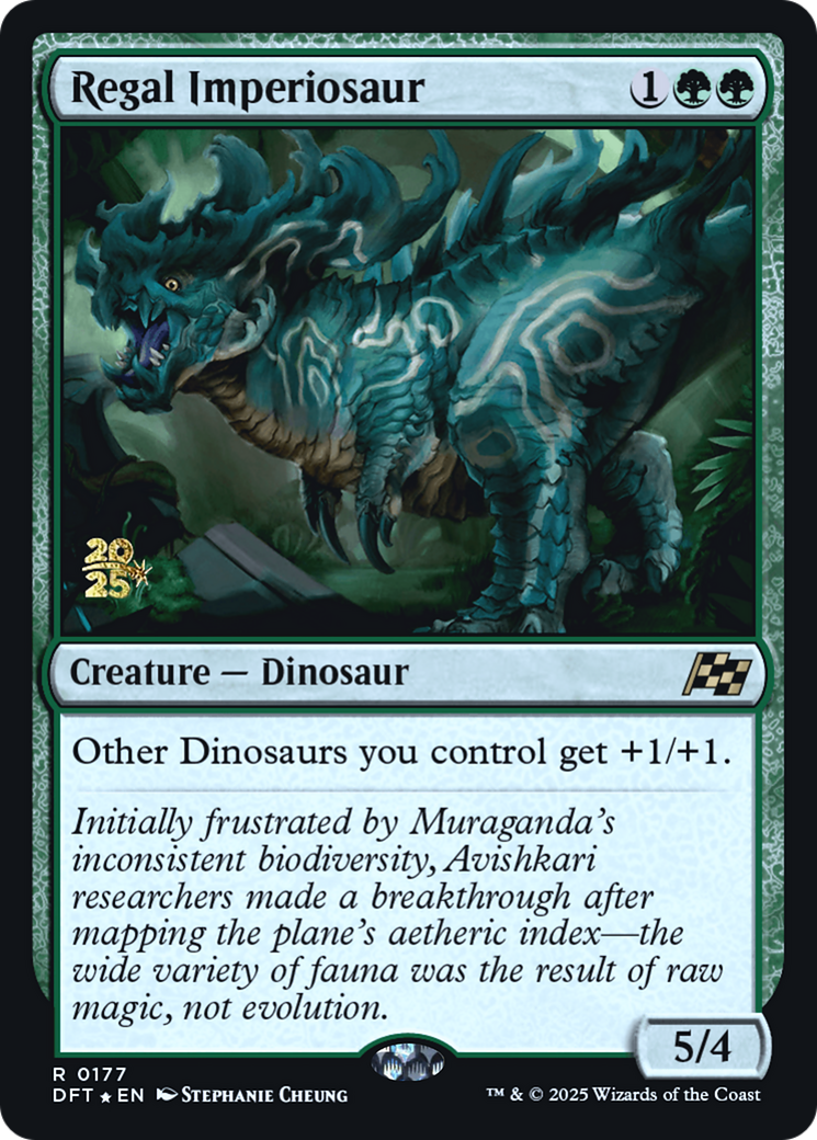Regal Imperiosaur [Aetherdrift Prerelease Promos]