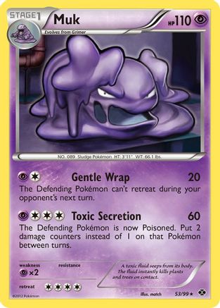 Muk  - Reverse Holofoil Next Destinies - Rare