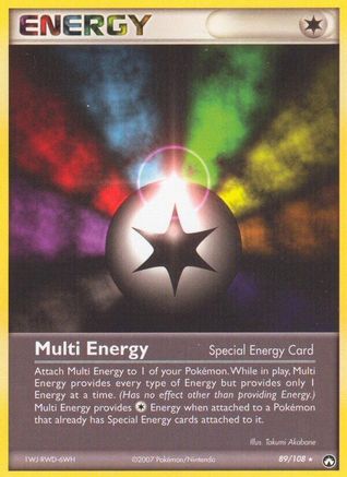 Multi Energy  - Holofoil Power Keepers - Rare