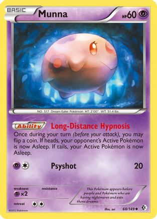Munna  - Reverse Holofoil Boundaries Crossed - Uncommon