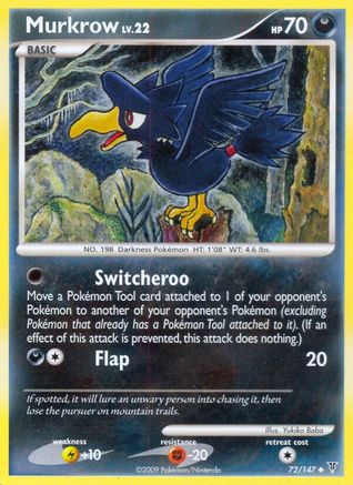 Murkrow  - Reverse Holofoil Supreme Victors - Uncommon