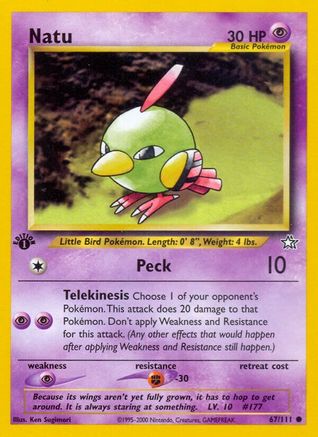Natu 067  - Unlimited Neo Genesis - Common