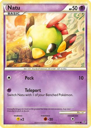 Natu 055  - Reverse Holofoil Unleashed - Common