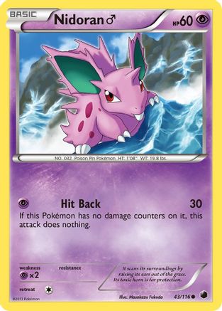 Nidoran M  Plasma Freeze - Common