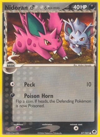 Nidoran M (Delta Species) 057  Dragon Frontiers - Common