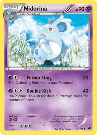 Nidorina/116  Plasma Freeze - Uncommon