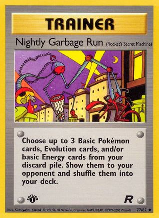 Nightly Garbage Run (Rocket's Secret Machine) 077  - Unlimited Team Rocket - Uncommon