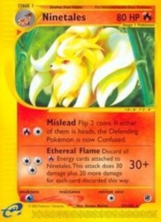 Ninetales (57)  - Reverse Holofoil Expedition - Rare