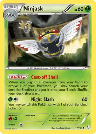 Ninjask  Dragons Exalted - Uncommon
