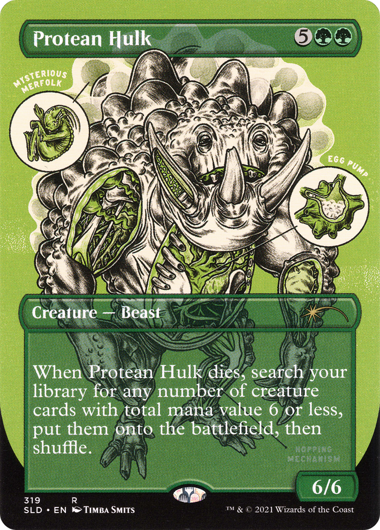 Protean Hulk (SLD-319) - Secret Lair Drop (Borderless) Etched Foil