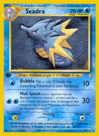 Seadra 048  - Unlimited Neo Genesis - Uncommon