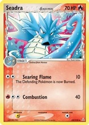 Seadra (Delta Species) 052/110  - Reverse Holofoil Holon Phantoms - Uncommon