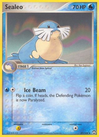 Sealeo/108  - Reverse Holofoil Power Keepers - Uncommon
