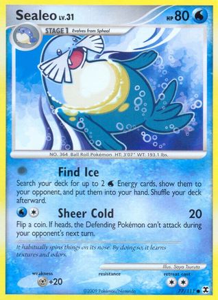 Sealeo  - Reverse Holofoil Rising Rivals - Common