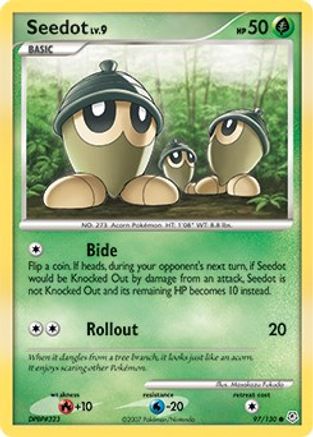 Seedot  - Reverse Holofoil Diamond and Pearl - Common