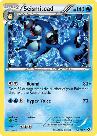 Seismitoad  Legendary Treasures - Rare