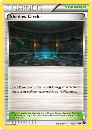 Shadow Circle  - Reverse Holofoil XY Base Set - Uncommon