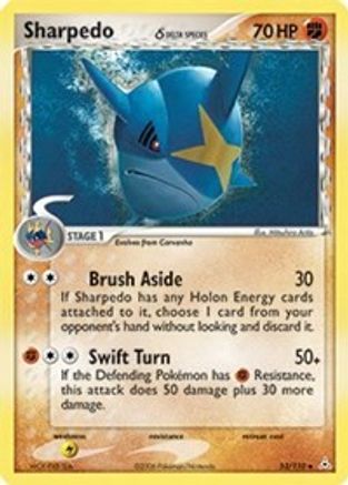 Sharpedo (Delta Species)  - Reverse Holofoil Holon Phantoms - Uncommon