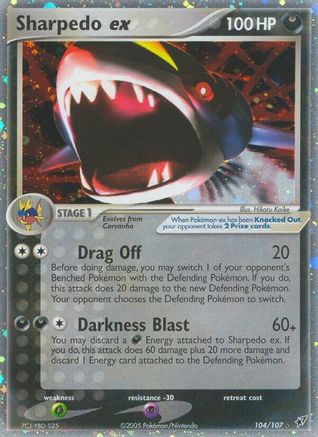 Sharpedo ex  Deoxys - Ultra Rare