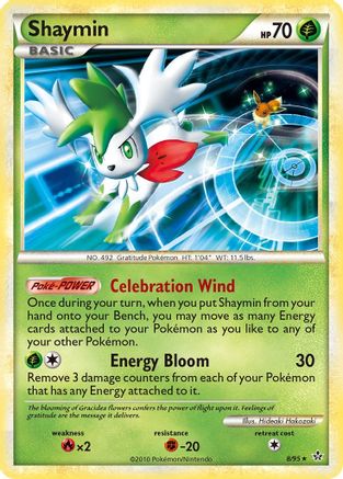 Shaymin  - Holofoil Unleashed - Holo Rare