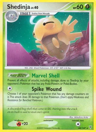 Shedinja  - Reverse Holofoil Supreme Victors - Rare