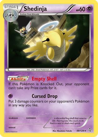 Shedinja 048  - Reverse Holofoil Dragons Exalted - Rare