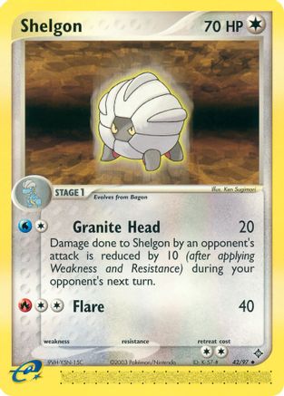 Shelgon - 42/97/097  Dragon - Uncommon
