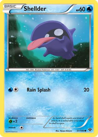 Shellder  XY Base Set - Common