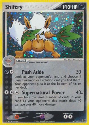 Shiftry  - Reverse Holofoil Hidden Legends - Holo Rare