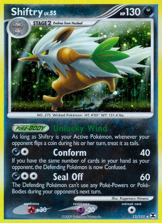 Shiftry  - Reverse Holofoil Rising Rivals - Holo Rare