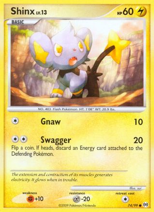 Shinx 074  - Reverse Holofoil Arceus - Common