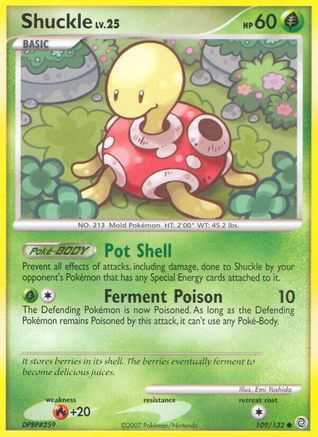 Shuckle  - Reverse Holofoil Secret Wonders - Common