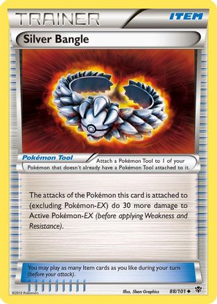 Silver Bangle 088  - Reverse Holofoil Plasma Blast - Uncommon