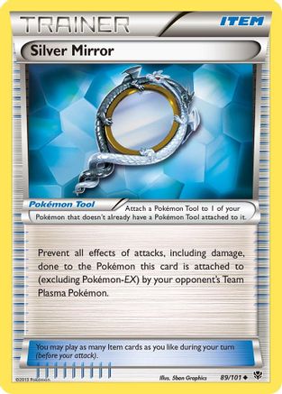 Silver Mirror  - Reverse Holofoil Plasma Blast - Uncommon