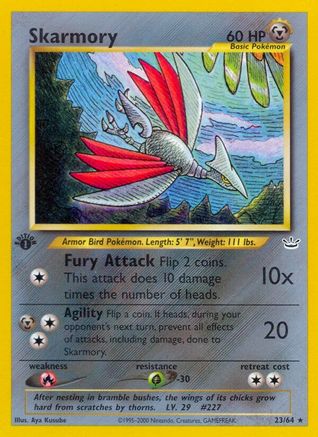 Skarmory 023  - Unlimited Neo Revelation - Rare