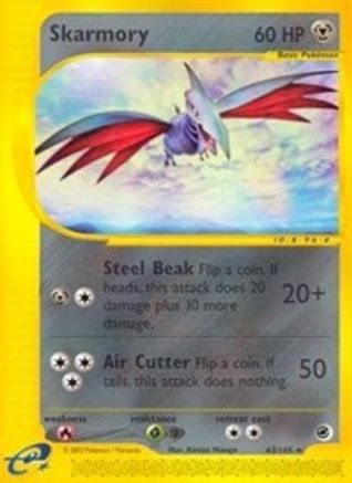 Skarmory (63)  - Reverse Holofoil Expedition - Rare
