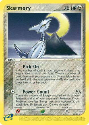 Skarmory 021  Dragon - Rare