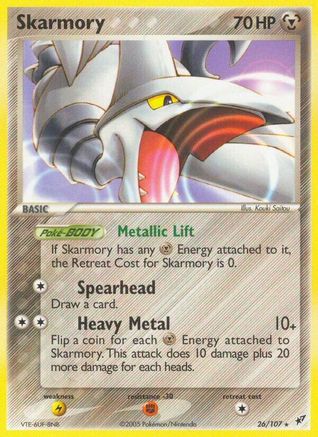 Skarmory  - Reverse Holofoil Deoxys - Rare
