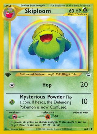 Skiploom 052  - 1st Edition Neo Revelation - Common