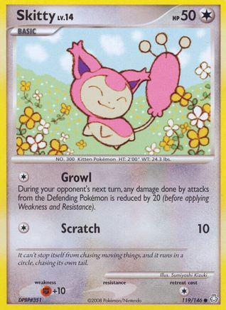 Skitty  - Reverse Holofoil Legends Awakened - Common