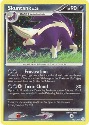 Skuntank  - Holofoil Diamond and Pearl - Holo Rare