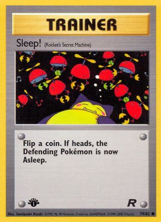Sleep! (Rocket's Secret Machine) 079  - Unlimited Team Rocket - Common