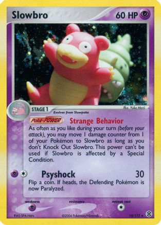 Slowbro  - Reverse Holofoil FireRed & LeafGreen - Holo Rare