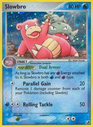 Slowbro  - Reverse Holofoil Unseen Forces - Holo Rare