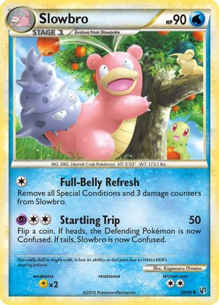 Slowbro 038  - Reverse Holofoil Undaunted - Uncommon