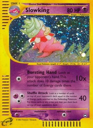 Slowking (H22)  - Holofoil Aquapolis - Holo Rare