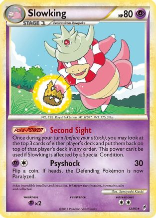 Slowking  - Reverse Holofoil Call of Legends - Rare