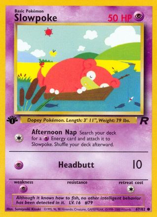 Slowpoke 067  - Unlimited Team Rocket - Common