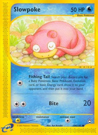 Slowpoke  Aquapolis - Common